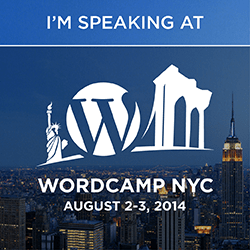 I'm speaking at WordCamp NYC 2014